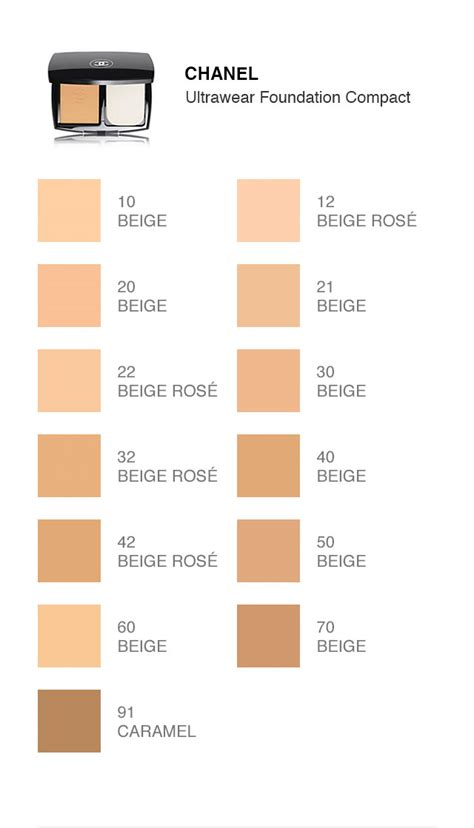 chanel foundation 40|chanel foundation color shade chart.